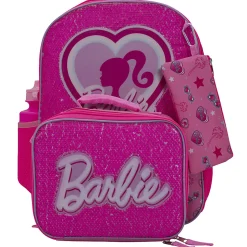 Accessory Innovations Barbie 5-Piece Backpack Set, Pink