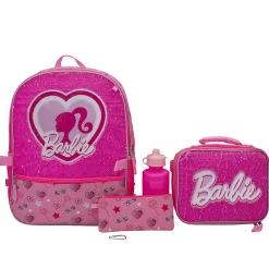 Accessory Innovations Barbie 5-Piece Backpack Set, Pink