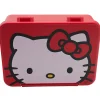 Accessory Innovations Bento Box, Hello Kitty, 6" x 8" x 2-1/2", Red