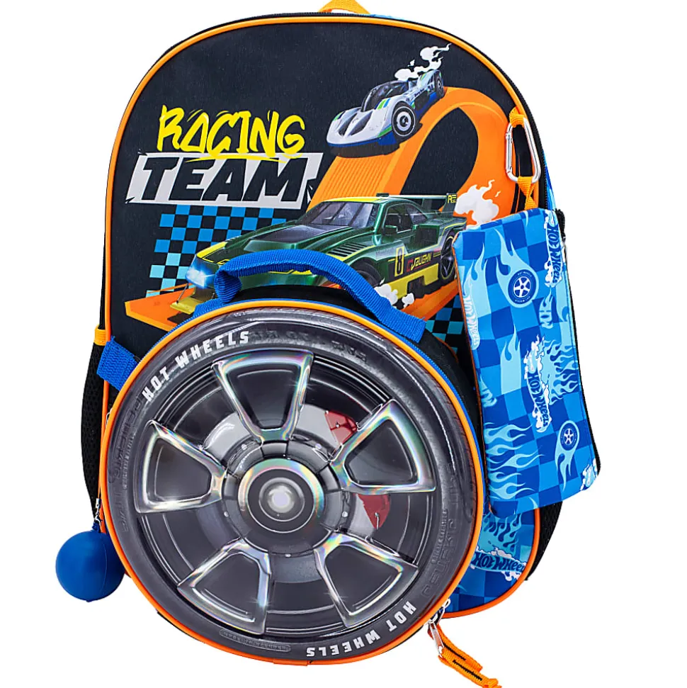 Accessory Innovations Hot Wheels 5-Piece Backpack Set, Blue