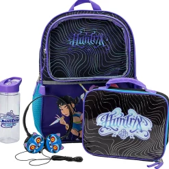 Accessory Innovations K-Pop Demon Hunters Backpack Set With 15.6" Laptop Pocket, Black