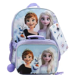 Accessory Innovations 5-Piece Kids' Licensed Backpack Set, Frozen