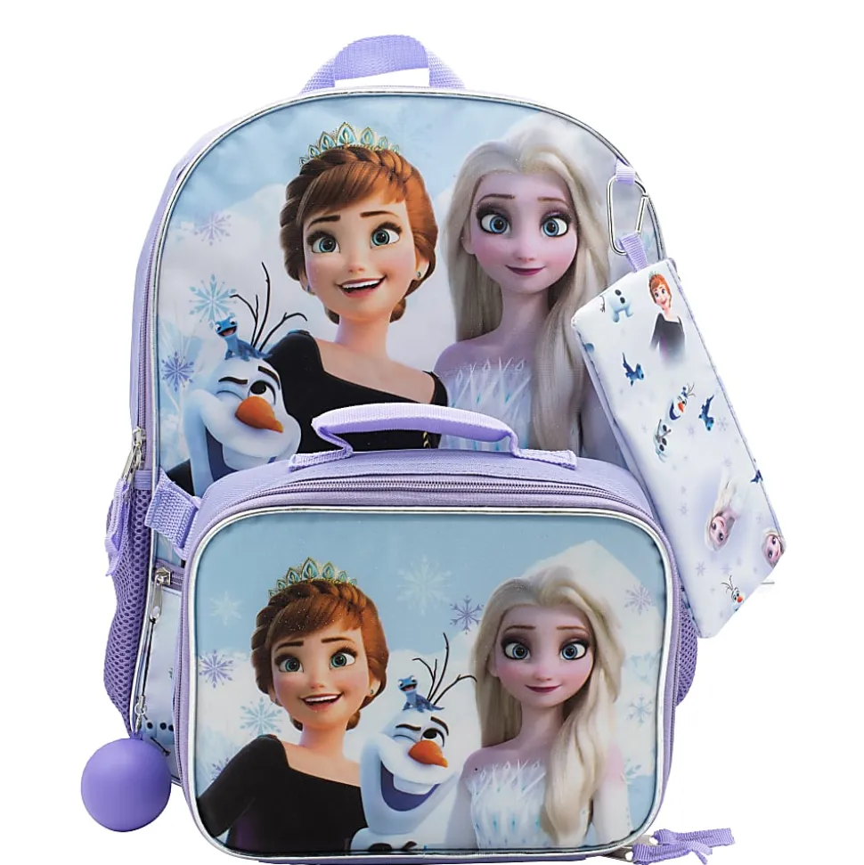 Accessory Innovations 5-Piece Kids' Licensed Backpack Set, Frozen