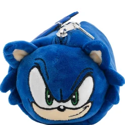 Accessory Innovations Plush Gadget Pencil Case, Sonic The Hedgehog, 7-1/2" x 3-1/2" x 2-1/2", Blue
