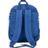 Accessory Innovations Shark Zone 3-Piece Backpack Set With 16” Backpack, Lunch Box, Carabiner And Pencil Case, Blue