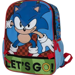 Accessory Innovations Sonic The Hedgehog 5-Piece Backpack Set, Blue