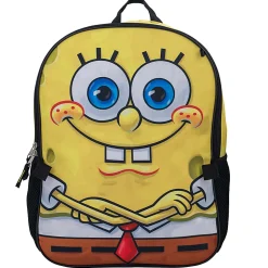Accessory Innovations Sponge Bob 5-Piece Backpack Set, Yellow