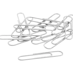 ACCO® Paper Clips, 1000 Total, Silver, Recycled, 100 Per Box, Pack Of 10 Boxes