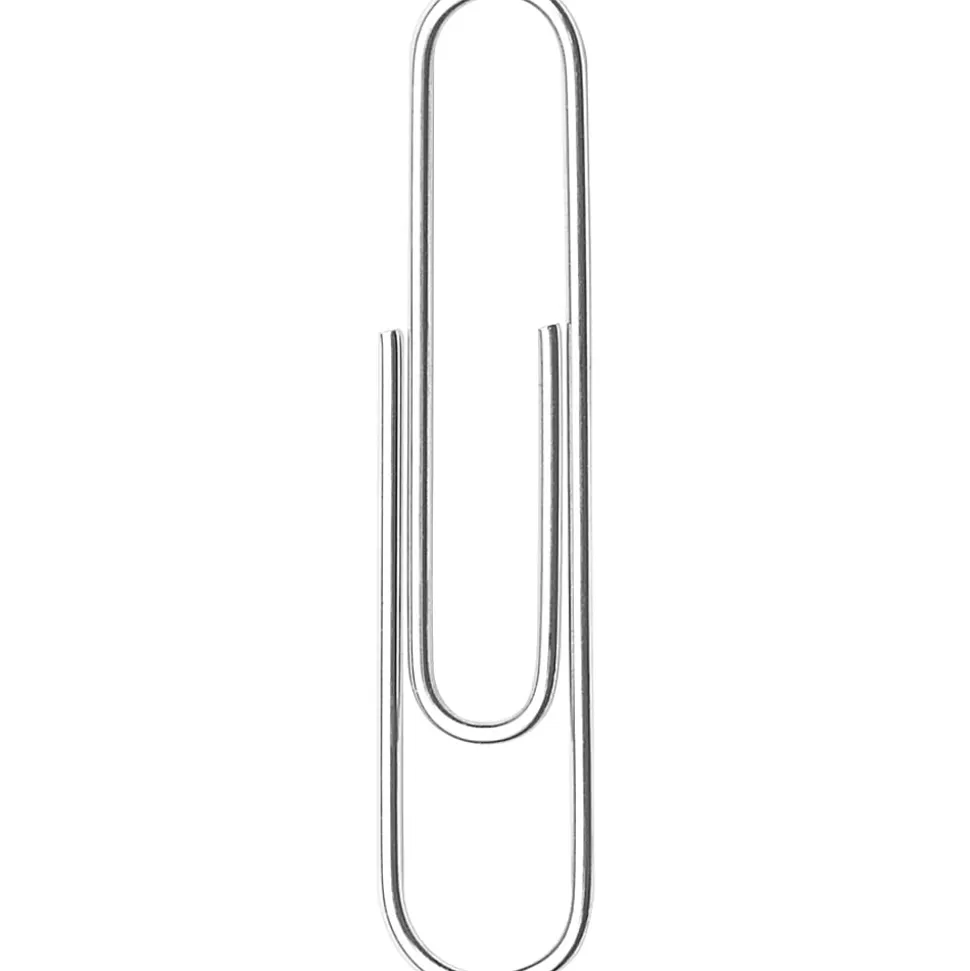 ACCO® Paper Clips, 1000 Total, Silver, Recycled, 100 Per Box, Pack Of 10 Boxes