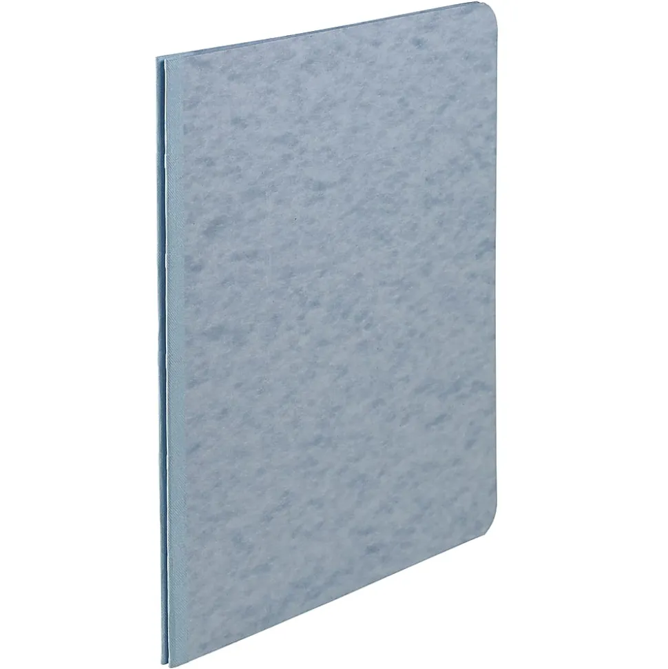 ACCO® Pressboard Report Cover With Fastener, Side Bound, 8 1/2" x 11", 60% Recycled, Light Blue