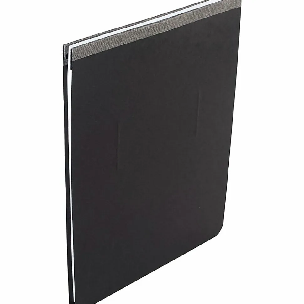 ACCO® Pressboard Report Cover, Letter Size, 60% Recycled, Top Hinge, 2" Capacity, Black