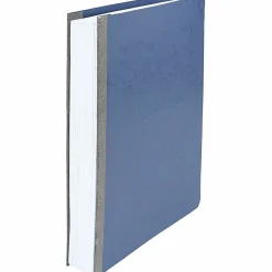 ACCO® Pressboard Report Cover With Fastener, Side Bound, 8 1/2" x 11", 60% Recycled, Dark Blue