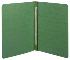 ACCO® Presstex® Binder, Side Bound, 11" x 8 1/2", 60% Recycled, Dark Green