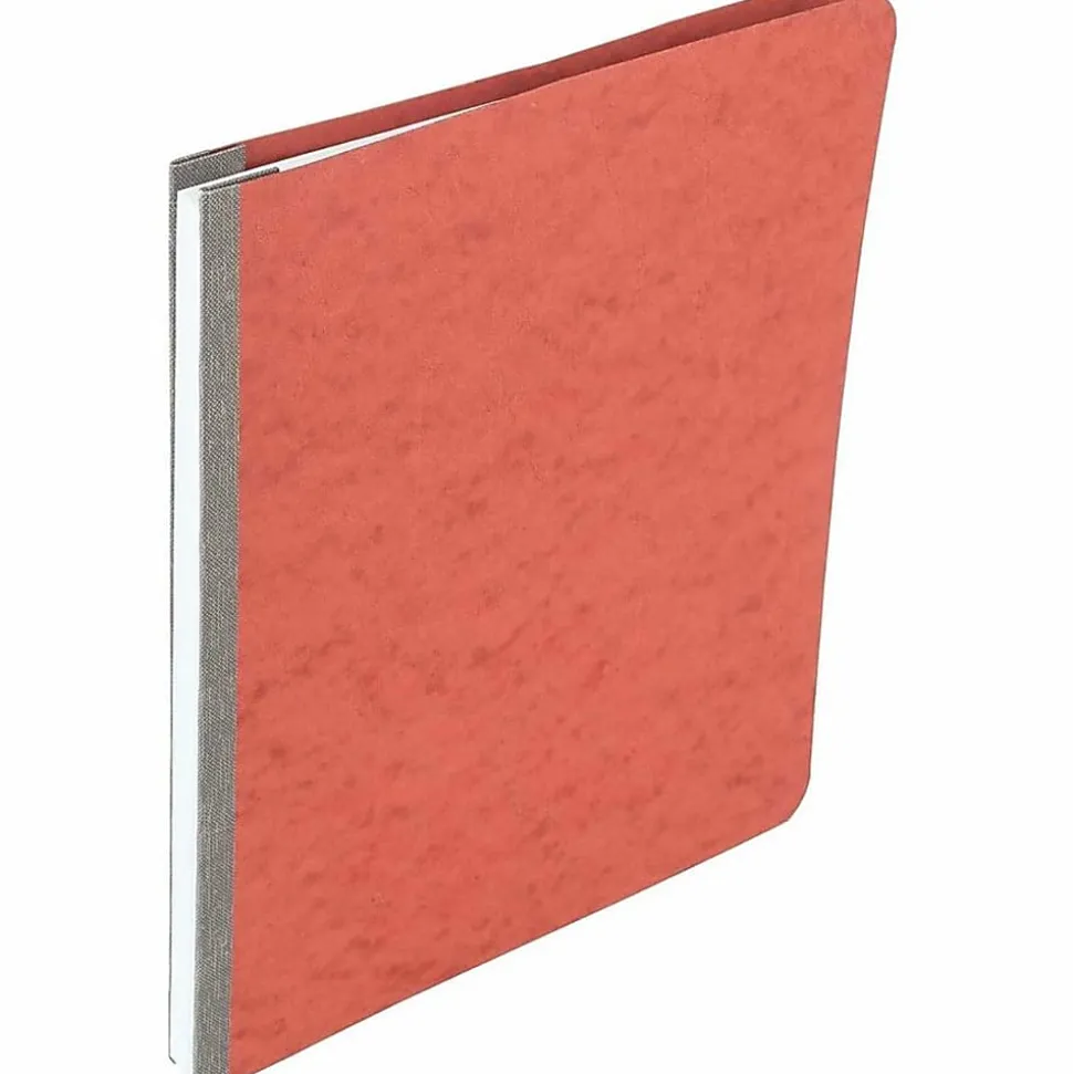 ACCO® Presstex® Binder, Side Bound, 11" x 8 1/2", 60% Recycled, Red