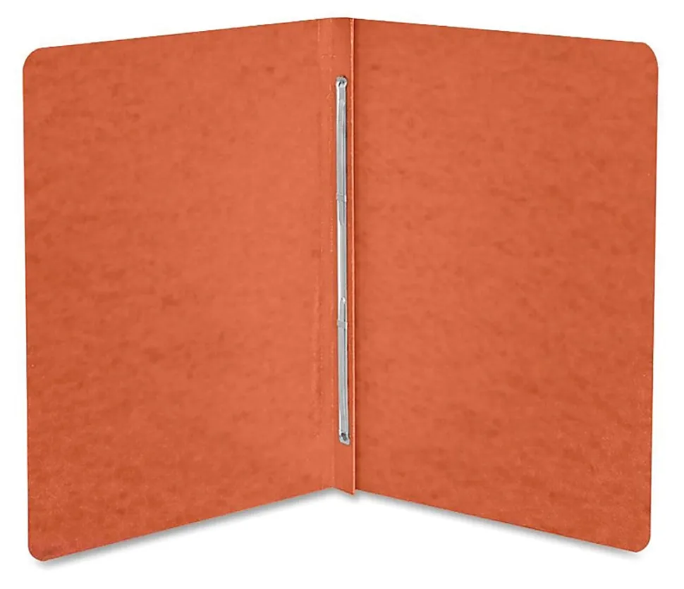 ACCO® Presstex® Binder, Side Bound, 11" x 8 1/2", 60% Recycled, Red