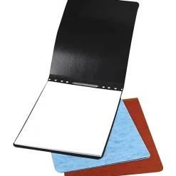 ACCO® Presstex® Top-Bound Report Binder, 4-1/4" CC, 8-1/2" x 11", 60% Recycled, Black, Pack Of 2