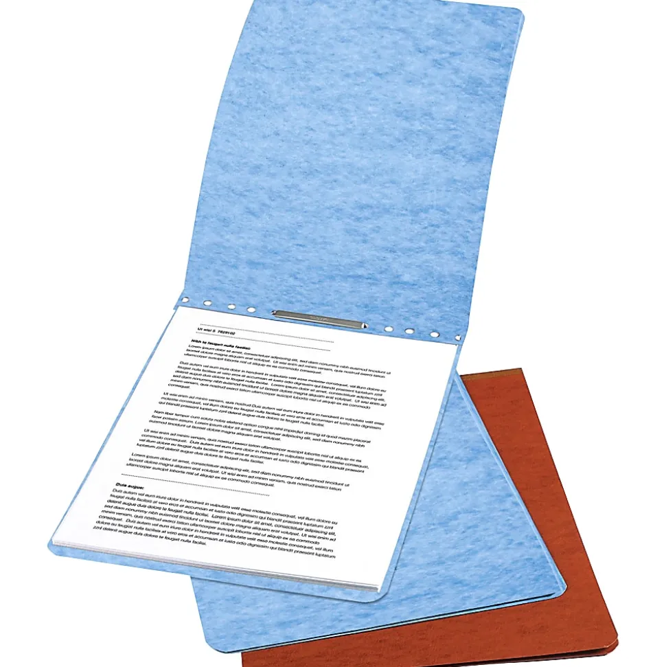 ACCO® Presstex® Tyvek®-Reinforced Top Binding Cover, 8 1/2" x 11", 60% Recycled, Dark Blue