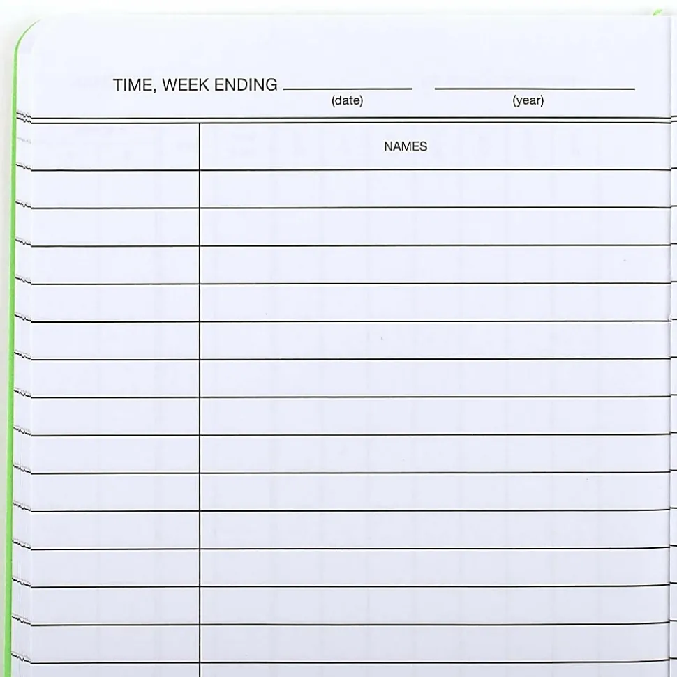 ACCO® / Wilson Jones® Foreman's Pocket-Size Time Book, 2 Pages Per Week, 6.75" x 4.12"