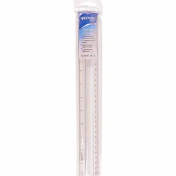 Acme Magnifying Ruler, Clear, 12