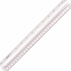 Acme Magnifying Ruler, Clear, 12