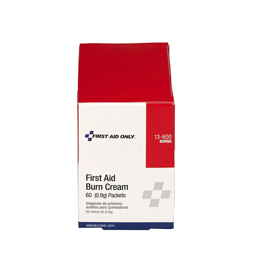 Acme United Single-Use Burn Ointment Packets, 3.2 Oz, Box Of 60