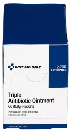 Acme United Triple Antibiotic Ointment, 2.4 Oz, Box Of 60 Packets