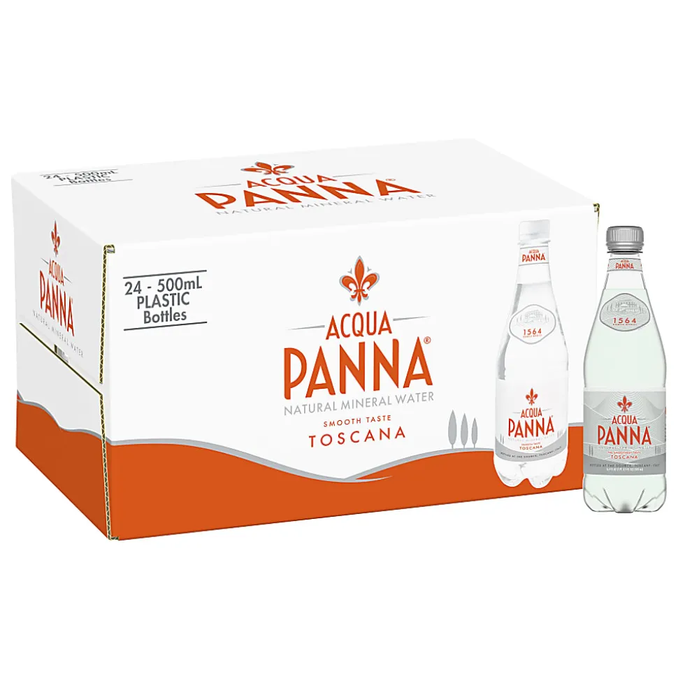 Acqua Panna® Natural Spring Water, 16.9 Oz, Case Of 24 Plastic Bottles
