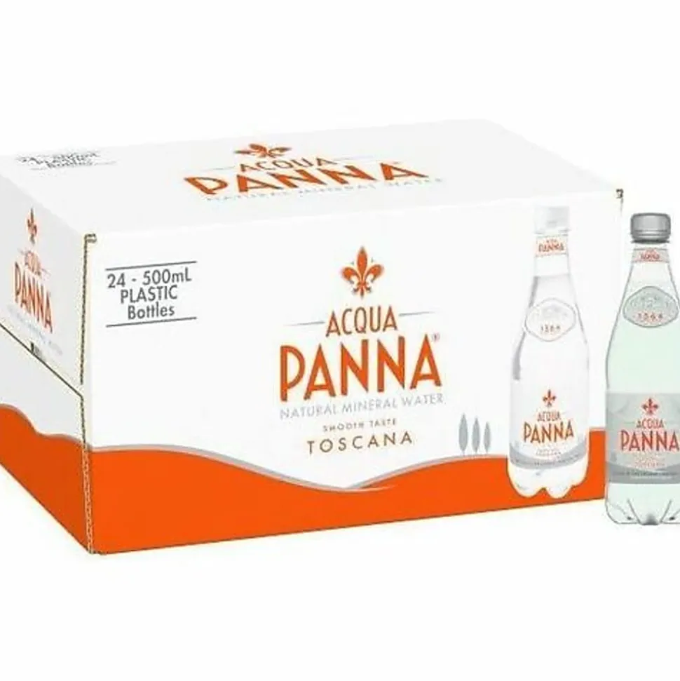 Acqua Panna® Natural Spring Water, 16.9 Oz, Case Of 24 Plastic Bottles