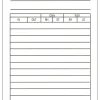 Acroprint ATR480 Weekly/Bi-Weekly/Monthly Time Cards, 2-Sided, 3-3/8" x 7-1/2", Pack Of 50 Time Cards