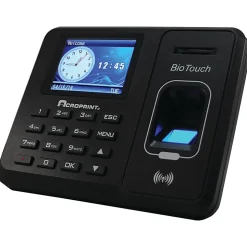 Acroprint BioTouch Time Clock, 500 Employees, 5