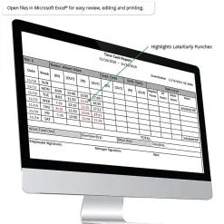 Acroprint BioTouch Time Clock, 500 Employees, 5