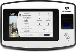Acroprint CloudPunch Touch Tablet Time Clock, 150 Employees, 6-9/16"H x 11-1/8"W x 2.3/4"D, CP200