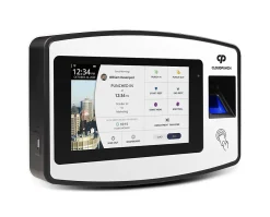 Acroprint CloudPunch Touch Tablet Time Clock, 150 Employees, 6-9/16