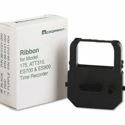 Acroprint Replacement Ribbon for ES700/ES900/ATT310/Model 175 clocks, Black