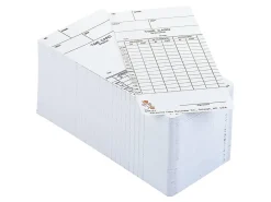 Acroprint Weekly/Bi-Weekly Time Cards For Acroprint ATR120 Electronic Time Clock, 2-Sided, 10