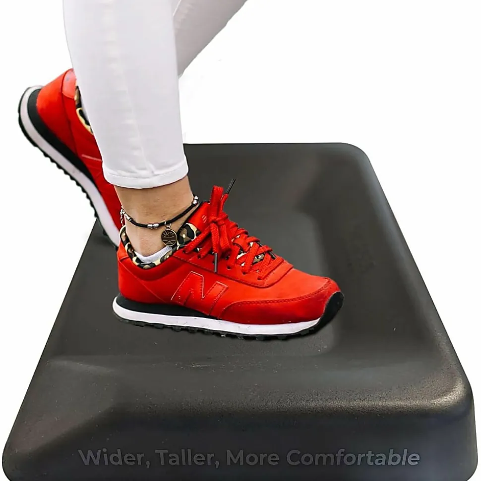 Active Standing Desk Mat, Premium Not-Flat Anti-Fatigue Mat For All-Day Comfort