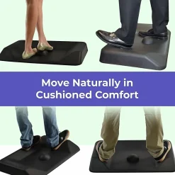 Active Standing Desk Mat, Premium Not-Flat Anti-Fatigue Mat For All-Day Comfort