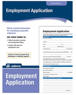 Adams® Application for Employment
