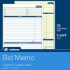 Adams® Bid Memo Book, 8 3/8" x 11 7/16", White, 50 Sheets Per Book