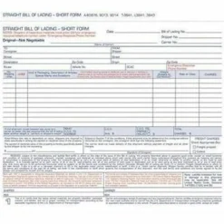 Adams® Bill Of Lading Forms, 8 1/2