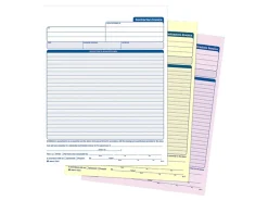 Adams® Carbonless Contractor's Invoices, 3-Part, 100 Sets