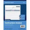 Adams® Carbonless Contractor's Invoices, 3-Part, 50 Sets