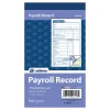 Adams® Carbonless Employee Payroll Record Book, 2-Part, 4 3/16" x 7 3/16", White/Canary, 55 Page Sets