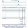 Adams® Carbonless Job Work Order Book, 5 9/16" x 8 7/16", 3-Part, White/Canary/White Tag