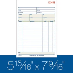 Adams® Carbonless Order Books, 5 9/16" x 7 15/16", Pack Of 50 Forms