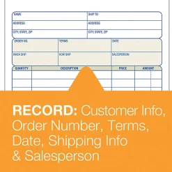 Adams® Carbonless Order Books, 5 9/16