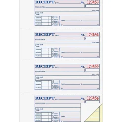 Adams® Carbonless 2-Part Money/Rent Receipt Book, 7 5/8