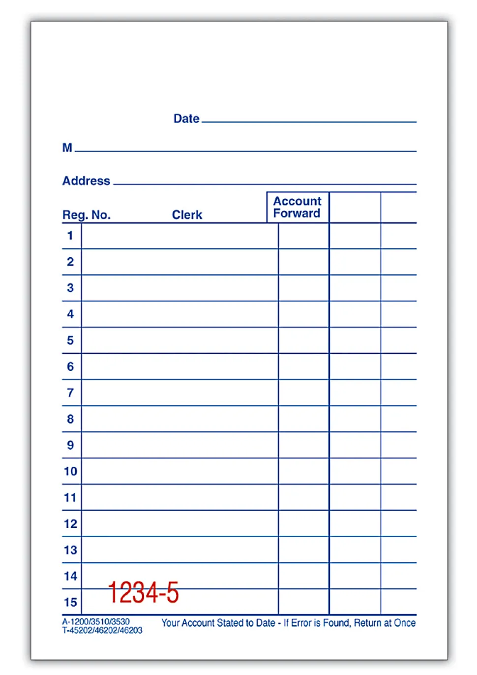 Adams® Carbonless 2-Part Sales Book, 3 3/10" x 5 3/5", Pack Of 10