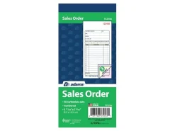 Adams® Carbonless 3-Part Sales Book, 3 11/32