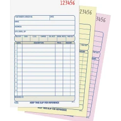 Adams Carbonless 3-part Sales Order Books - 50/Pack - 3 Part - Carbonless Copy - 4.18